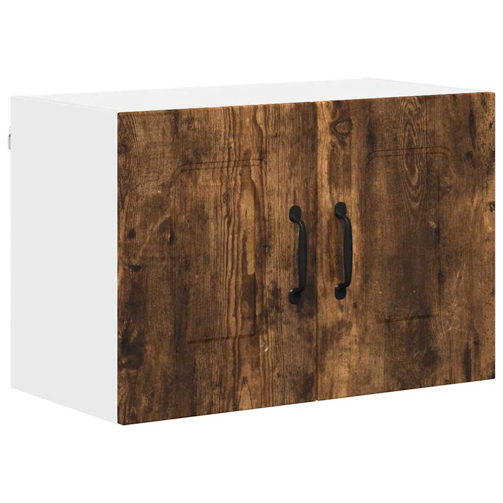 Küchenhängeschrank 2 pcs Geräucherte Eiche 60 x 31 x 40 cm
